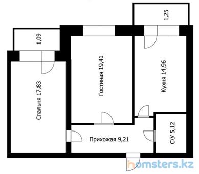 2-комн. квартира 63,87 м², ЖК Family Park