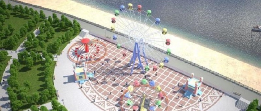 Атырауда биіктігі 55 метр болатын айналма дөңгелегі салынады