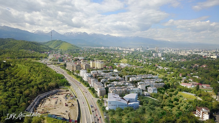 Вид на ЖК Koktobe City