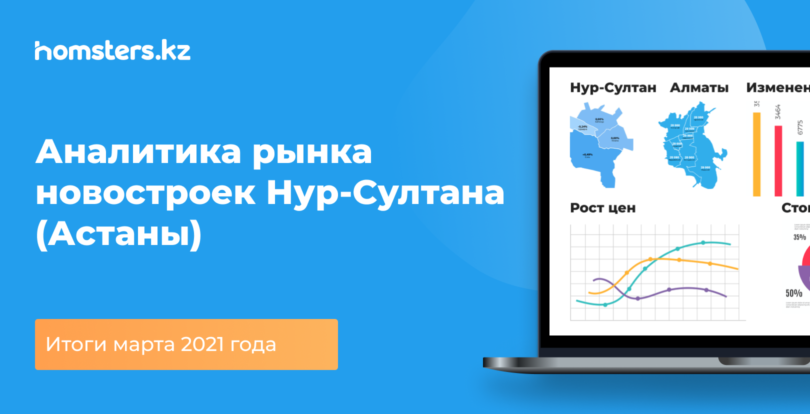 Нұр-Сұлтандағы жаңа құрылыстар нарығының талдауы: 2021 жылдың наурыз айының қорытындысы