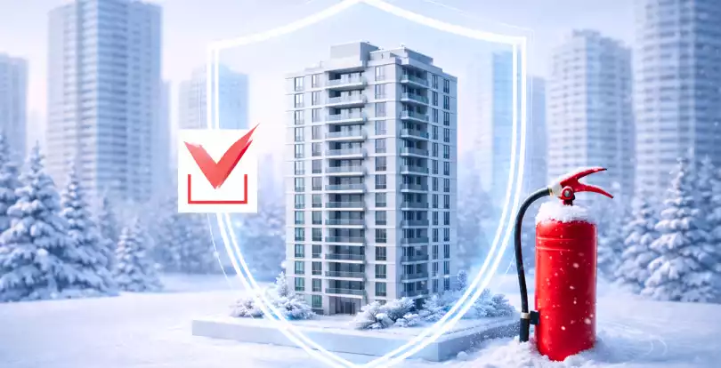Көпқабатты ғимараттардың өрт қауіпсіздігі: 2026 жылдың ақпан айынан бастап Қазақстандағы жаңа ғимараттар үшін не өзгереді