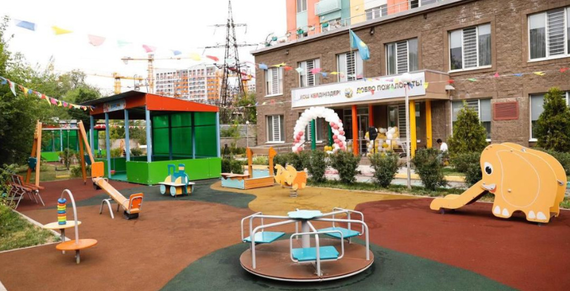 Алматыда жеке тұрғын үй кешенінің бірінші қабатында алғаш рет мемлекеттік балабақша ашылды