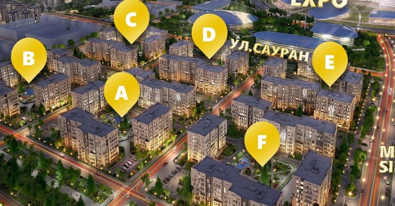 ЭКСПО тұрғын алабындағы жылжымайтын мүлікті сату құны анықталды