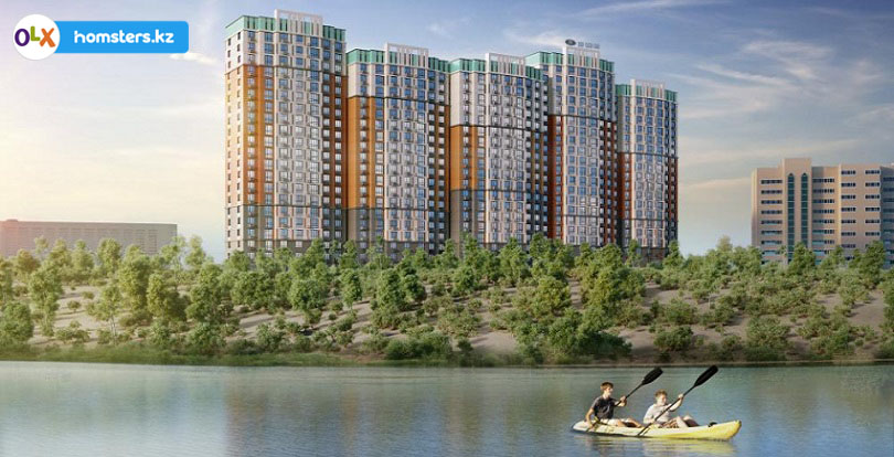 4 ЖК Алматы у воды