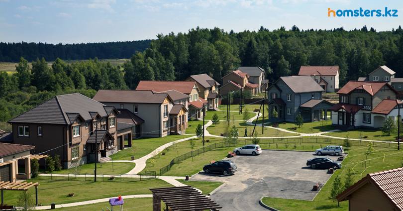 Загородная жизнь: коттеджные поселки и жилые городки пригорода Астаны и Алматы